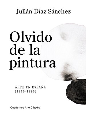 cover image of Olvido de la pintura